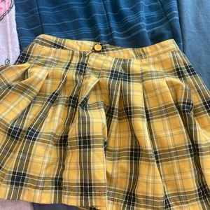 Yellow Forever 21 Skirt